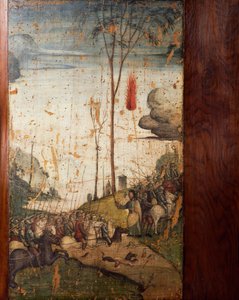 Italien, Mailand, Kirche St. Maria delle Grazie, Alte Sakristei, Durchquerung des Roten Meeres, bemalte Tafel