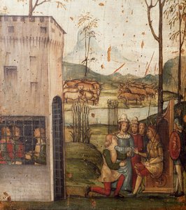 Joseph deutet die Träume des Pharaos