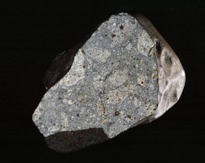 Meteorit gefunden in der Aube, gefallen im Jahr 369 - Naturhistorisches Museum, Paris von Unbekannt Unbekannt