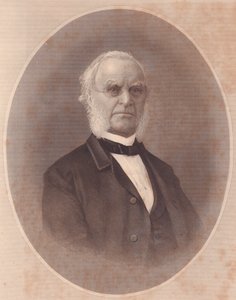 Porträt des amerikanischen methodistischen Bischofs Joseph Holdich (1794-1893), Stich aus Ladies