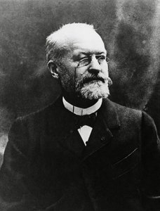 Porträt von Charles Louis Alphonse Laveran, französischer Mediziner und Bakteriologe, Nobelpreis für Medizin 1907, Bild von Eugene Pirou von Unbekannt Unbekannt