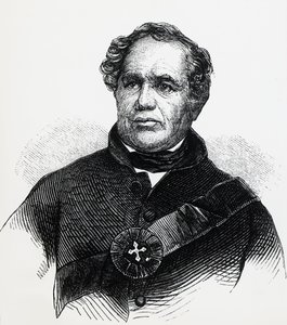 Porträt von Eleazar Williams (1788-1858), anglikanischer Pastor, der fälschlicherweise behauptete, der verlorene Dauphin von Frankreich zu sein, Gravur von Unbekannt Unbekannt