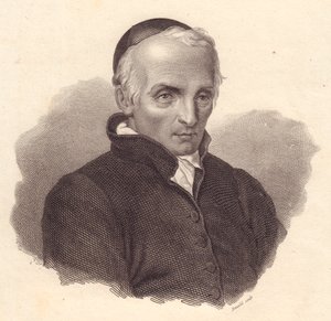 Porträt des italienischen Religionsgelehrten und Theologen Ottavio Giovanni Battista Assarotti (1753-1829), Kupferstich von Bonaldi