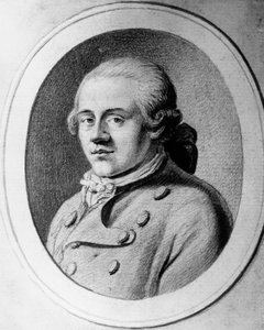 Porträt von Jakob Michael Reinhold Lenz (1751-1792), deutscher Schriftsteller der Sturm-und-Drang-Bewegung von Unbekannt Unbekannt