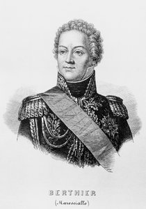 Porträt von Louis-Alexandre Berthier von Unbekannt Unbekannt
