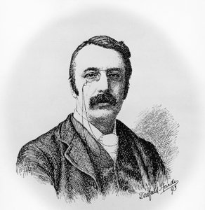 Porträt von Sir Charles Villiers Stanford (1852-1924), irischer Komponist und Dirigent