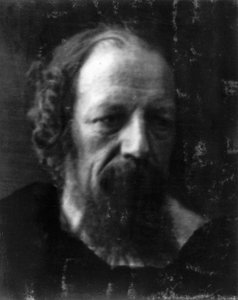 Porträt des Dichters Alfred Lord Tennyson von Unbekannt Unbekannt