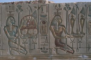 Relief von Votivgaben