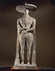 Skulptur eines Kriegers von Capestrano, 4. Jh. v. Chr. von Unbekannt Unbekannt