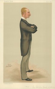 Lieut-Col William Hood Walrond, Peitsche, 17. Juli 1886, Vanity Fair Karikatur von Liborio Prosperi