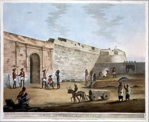 Das Mysore-Tor in Bangalore, Tafel 14 aus 