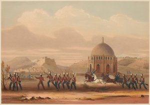 Sturm auf Khelat. Einnahme der Höhen, 13. November 1839 von Lieutenant Thomas (after) Wingate