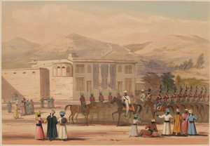Der Einzug von Shah Soojah in Kabul von Lieutenant Thomas (after) Wingate