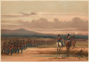 Der Marsch durch die sumpfige Wüste von Lieutenant Thomas (after) Wingate