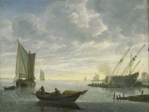 Kalfatern eines Schiffes