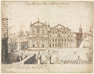 Achtzehn Ansichten von Rom: Die Kirche Santa Maria in Vallicella