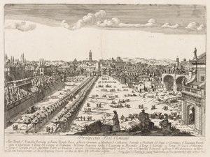 Foro Romano aus "Prospectus Locurum Urbis Romae Insign[ium]" von Lievin Cruyl