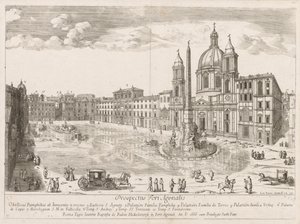 Piazza Navona aus Prospectus Locurum Urbis Romae Insignium, 1666