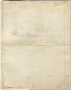 Skizze für San Giovanni in Laterano, 1664 von Lievin Cruyl