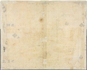 Skizzen von Fenstern und Pilastern des Dachgeschosses des Collegio di Propaganda Fide (verso)