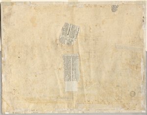 Nachzeichnung eines Brunnens von Recto und Skizzen von zwei Gesichtern verso, 1665