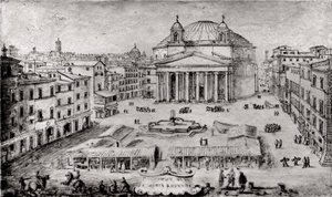 Ansicht des Pantheon, Rom, frühe 1670er Jahre