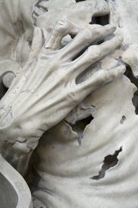 Gehäutet, oder Das Skelett (Detail)