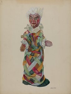 Clown-Handpuppe