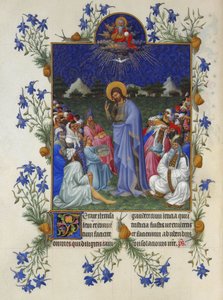 Très Riches Heures des Herzogs von Berry - Die Speisung der Menge