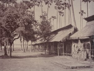 Amerapoora: Kasernen der burmesischen Wache von Linnaeus Tripe