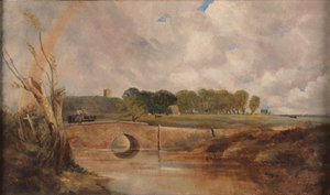Ein Regenbogen - Blick auf den Stour von Lionel Constable