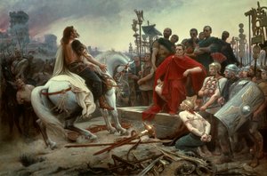Vercingetorix ergibt sich Caesar