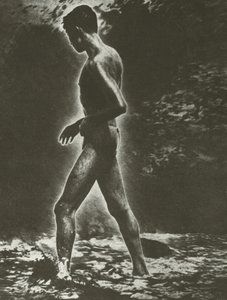 Junge und Welle