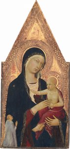 Madonna mit Kind und Stifter