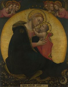 Die Jungfrau der Demut Madonna dell Umiltà, um 1390 von Lippo di Dalmasio Scannabecchi