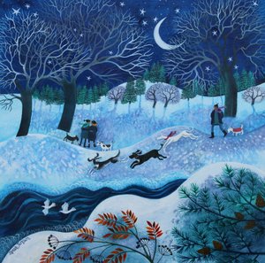 Freudige Hunde von Lisa Graa Jensen
