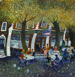 Schwein und Pfeife von Lisa Graa Jensen