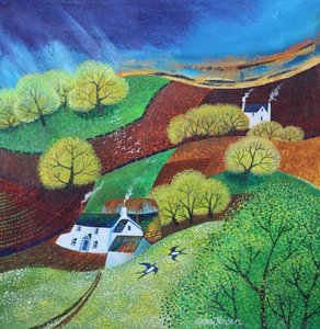 Frühling im Tal, 2024 von Lisa Graa Jensen