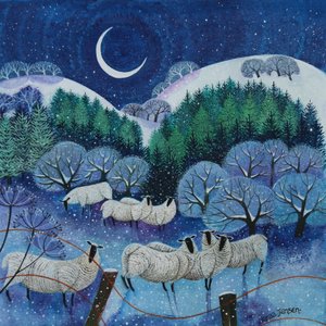 Winter Downland Schafe, 2024