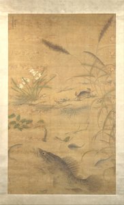 Blumen, Fische und Krabben