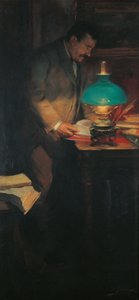 Porträt des Kunstkritikers und Schriftstellers Raimon Casellas