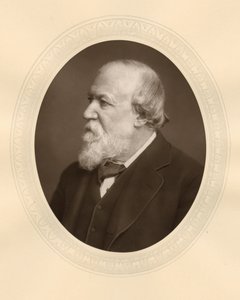 Robert Browning, englischer Dichter und Dramatiker, um 1880 von Lock and Whitfield