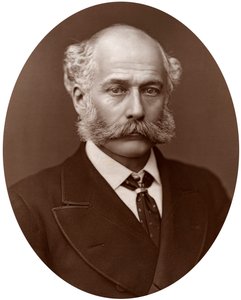 Sir Joseph Bazalgette, britischer Bauingenieur, 1877 von Lock and Whitfield