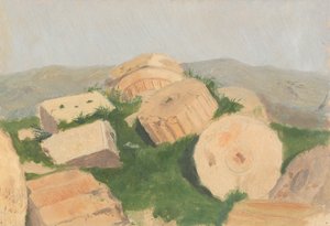 Gebrochene Säule, Parthenon, 1869 von Lockwood de Forest