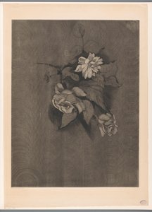 Blumenstück mit Rosen von Lodewijk Schelfhout (signed by artist)