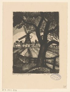 Obstgarten von Lodewijk Schelfhout (signed by artist)