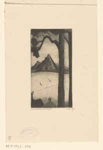Korsische Landschaft von Lodewijk Schelfhout (signed by artist)
