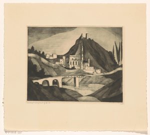 Corte I von Lodewijk Schelfhout (signed by artist)