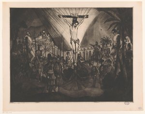 Golgotha II von Lodewijk Schelfhout (signed by artist)