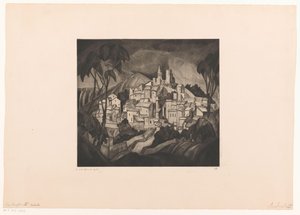 Les Angles II von Lodewijk Schelfhout (signed by artist)